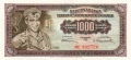 Yugoslavia To 1970 1000 Dinara,  1. 5.1955